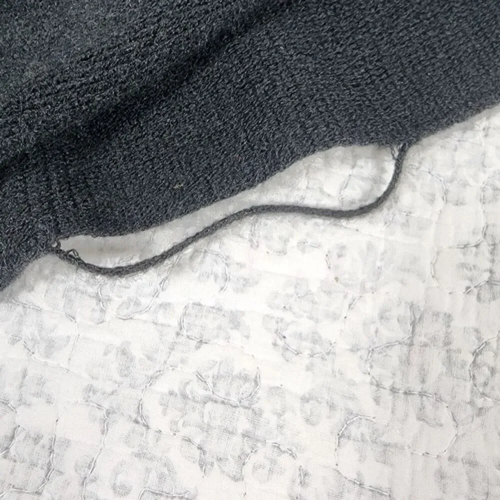 Calvin Klein Black Logo'd Super Soft Infinity Scarf